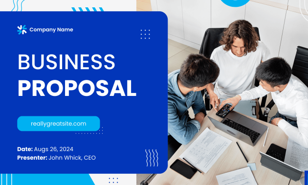 business proposal template 1